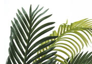 47" Tall, Artificial Plant, Palm Tree, Indoor, Faux, Fake, Floor, Greenery, Potted, Real Touch, Decorative - Green / Black - R&R Furniture Gallery (Fountain Valley, CA)