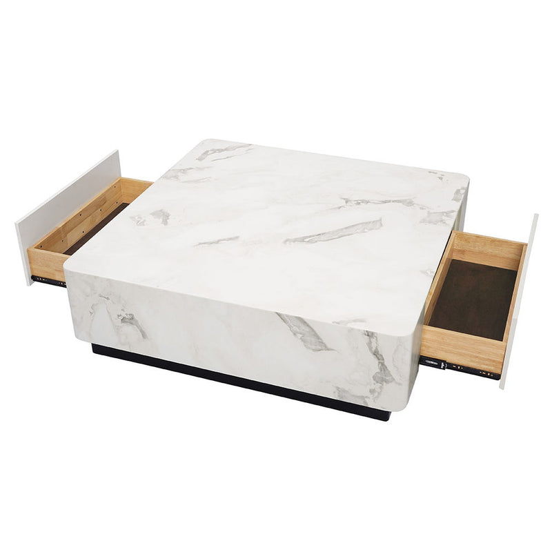 Fritzy - Coffee Table - Engineered Stone - R&R Furniture Gallery (Fountain Valley, CA)