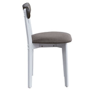 Fidelity - 5 Piece Dining Set - White & Gray - R&R Furniture Gallery (Fountain Valley, CA)