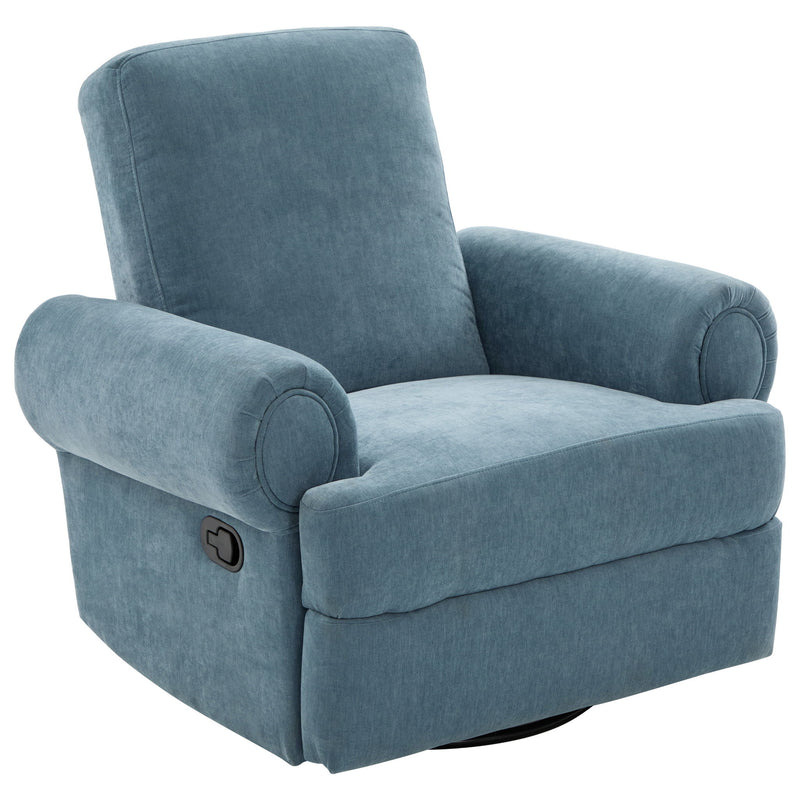 Manual Swivel Recliner Rocker Chair With Adjustable Backrest - R&R Furniture Gallery (Fountain Valley, CA)