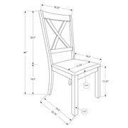Dining Chair Side, Upholstered For Dining Room, Transitional (Set of 2) - R&R Furniture Gallery (Fountain Valley, CA)