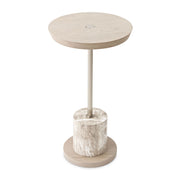 Lotus Bay - Chairside Table - Sand - R&R Furniture Gallery (Fountain Valley, CA)