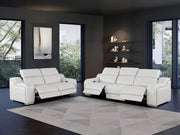 1116 - 5-Piece Modular Power Reclining Sofa And Loveseat Set In With 4 Power Recliners & Power Headrests - R&R Furniture Gallery (Fountain Valley, CA)