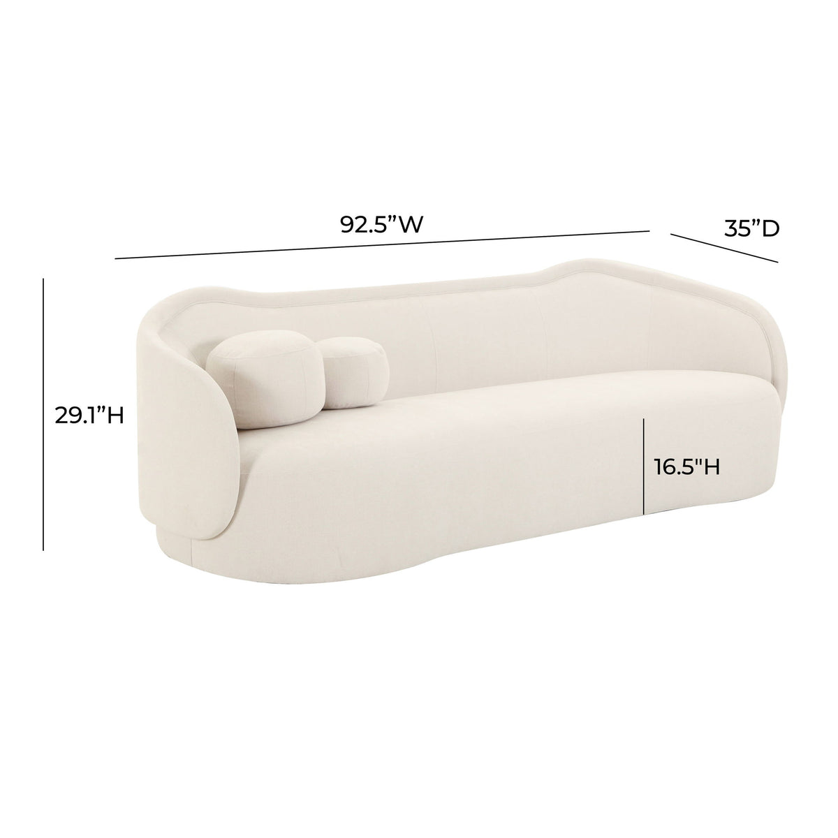 Circe - Textured Velvet Sofa - R&R Furniture Gallery (Fountain Valley, CA)