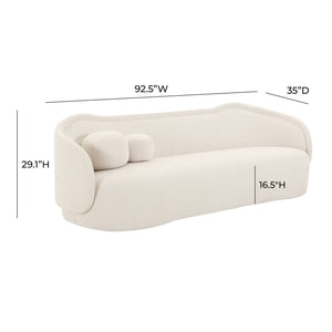 Circe - Textured Velvet Sofa - R&R Furniture Gallery (Fountain Valley, CA)
