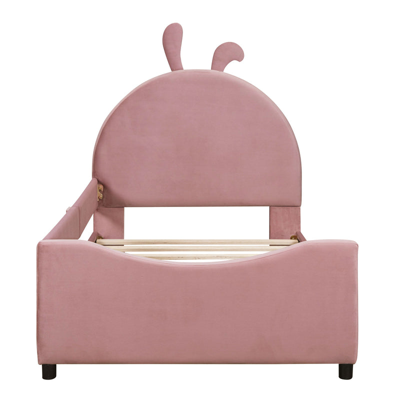 Upholstered Daybed With Rabbit Ear Shaped Headboard - R&R Furniture Gallery (Fountain Valley, CA)