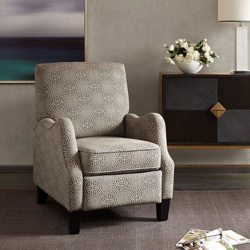 Hoffman - Push Back Recliner - Beige Multi - R&R Furniture Gallery (Fountain Valley, CA)