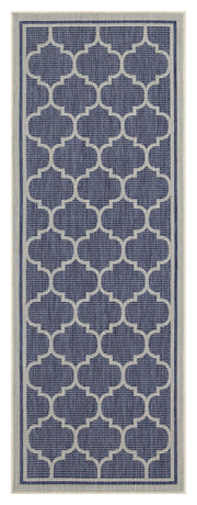 Sunshine - 5'3" X 7'3" Indoor, Outdoor Area Rug Polypropylene - Blue - R&R Furniture Gallery (Fountain Valley, CA)