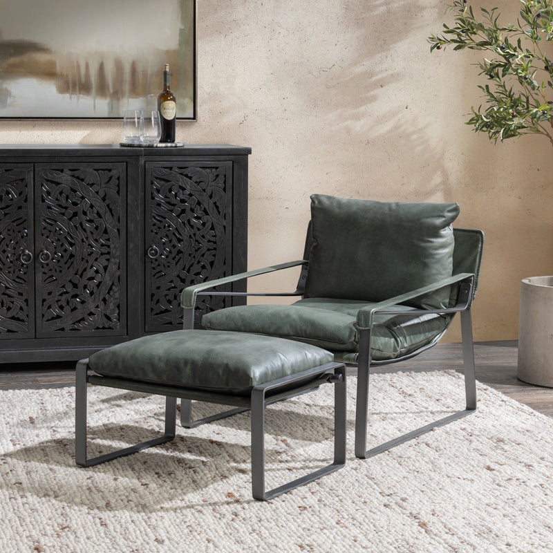 Morgan - Ottoman - R&R Furniture Gallery (Fountain Valley, CA)