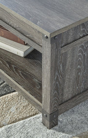 Freedan - Rect Lift Top Cocktail Table - Grayish Brown - R&R Furniture Gallery (Fountain Valley, CA)