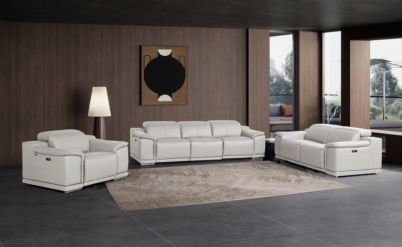 9762 - 6-Piece Modular Power Reclining Sofa, Loveseat And Chair Set With 6 Power Recliners In - R&R Furniture Gallery (Fountain Valley, CA)