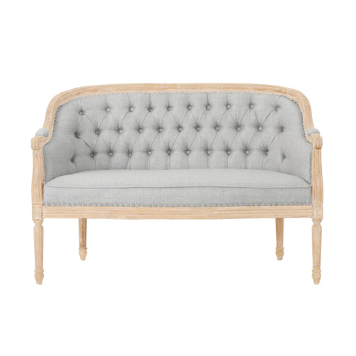 French Country Chesterfield Style Tufted Loveseat - R&R Furniture Gallery (Fountain Valley, CA)