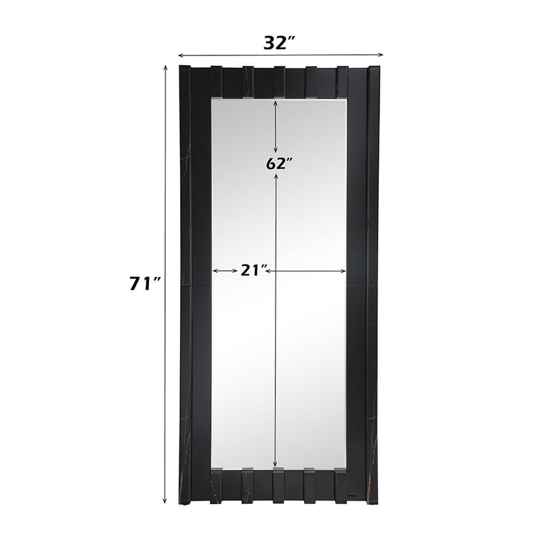 Dara - Floor Mirror - Black - R&R Furniture Gallery (Fountain Valley, CA)