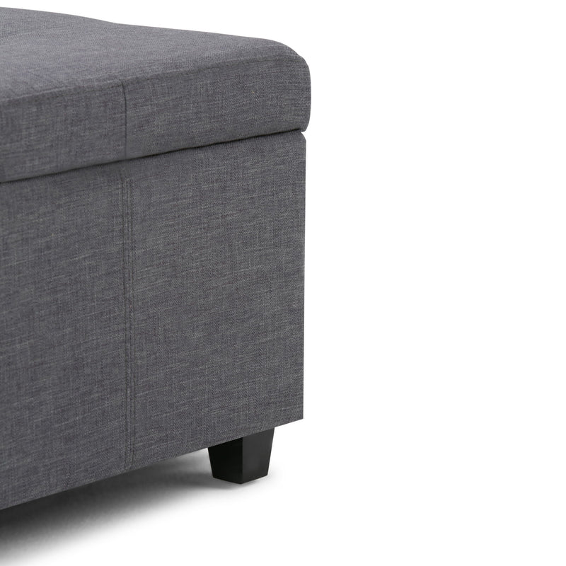 Castleford - Contemporary Storage Ottoman - R&R Furniture Gallery (Fountain Valley, CA)