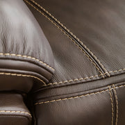 Dunleith - Zero Wall Recliner w/PWR HDRST - Chocolate - R&R Furniture Gallery (Fountain Valley, CA)