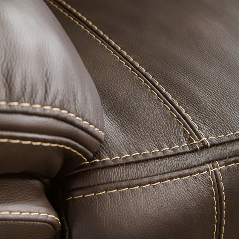 Dunleith - Zero Wall Recliner w/PWR HDRST - Chocolate - R&R Furniture Gallery (Fountain Valley, CA)