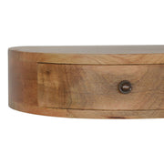 Wall Mounted Rounded Nightstand - Oak - R&R Furniture Gallery (Fountain Valley, CA)