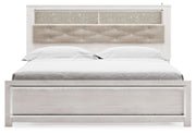Altyra - King Bookcase Panel Bed - White - R&R Furniture Gallery (Fountain Valley, CA)