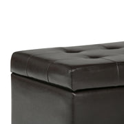 Cosmopolitan - Upholstered Storage Ottoman - R&R Furniture Gallery (Fountain Valley, CA)