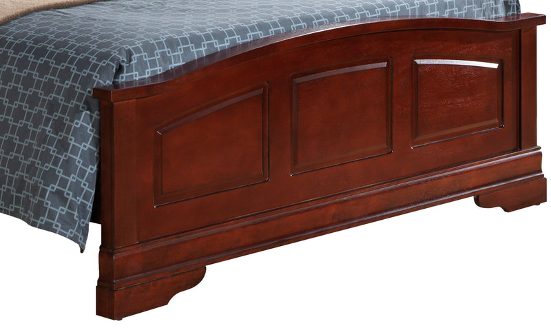 Panel Sleigh Bed Elegantly Crafted - R&R Furniture Gallery (Fountain Valley, CA)