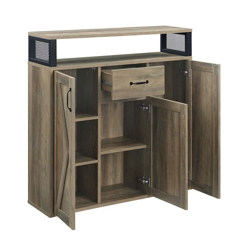 Abiram - Server - Rustic Oak - R&R Furniture Gallery (Fountain Valley, CA)