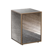 Lana - Mirrored Side Table - Antique Mirror - R&R Furniture Gallery (Fountain Valley, CA)