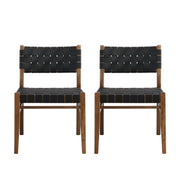 Modern Noble House dining side chair with sleek design, upholstered seat and wooden legs for contemporary dining rooms.