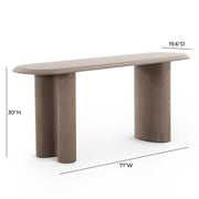 Rhema - Console Table - Washed Ash - R&R Furniture Gallery (Fountain Valley, CA)