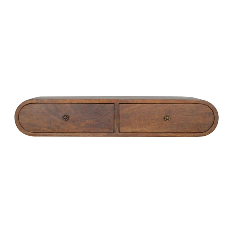 London - Floating Console - Chestnut - R&R Furniture Gallery (Fountain Valley, CA)
