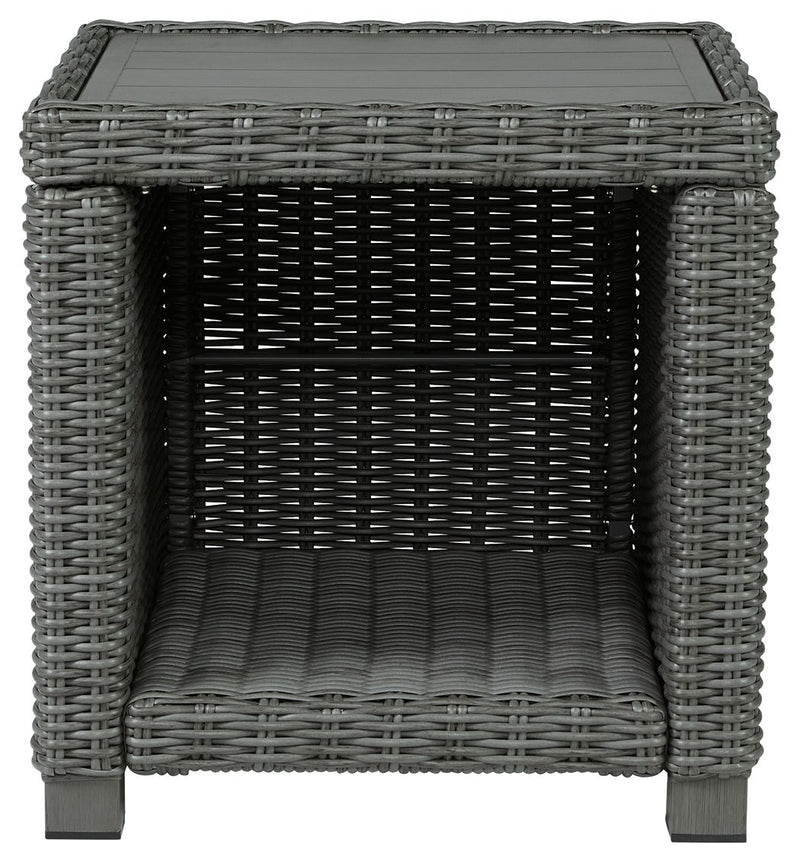 Elite Park - Square End Table - Gray - R&R Furniture Gallery (Fountain Valley, CA)