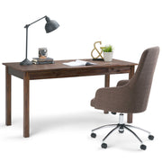 Monroe - Desk - Distressed Charcoal Brown - R&R Furniture Gallery (Fountain Valley, CA)