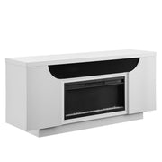 Alessia - Electric Fireplace With Multi Color LED And Flame Settings - R&R Furniture Gallery (Fountain Valley, CA)