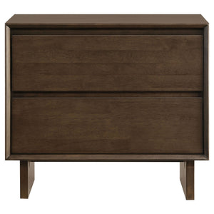Hemlock - 2 Drawer Nightstand Bedside Table - Brown