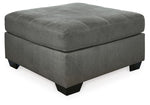 Pitkin - Oversized Accent Ottoman - Slate - R&R Furniture Gallery (Fountain Valley, CA)