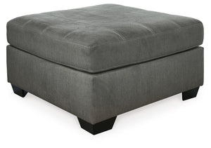 Pitkin - Oversized Accent Ottoman - Slate - R&R Furniture Gallery (Fountain Valley, CA)