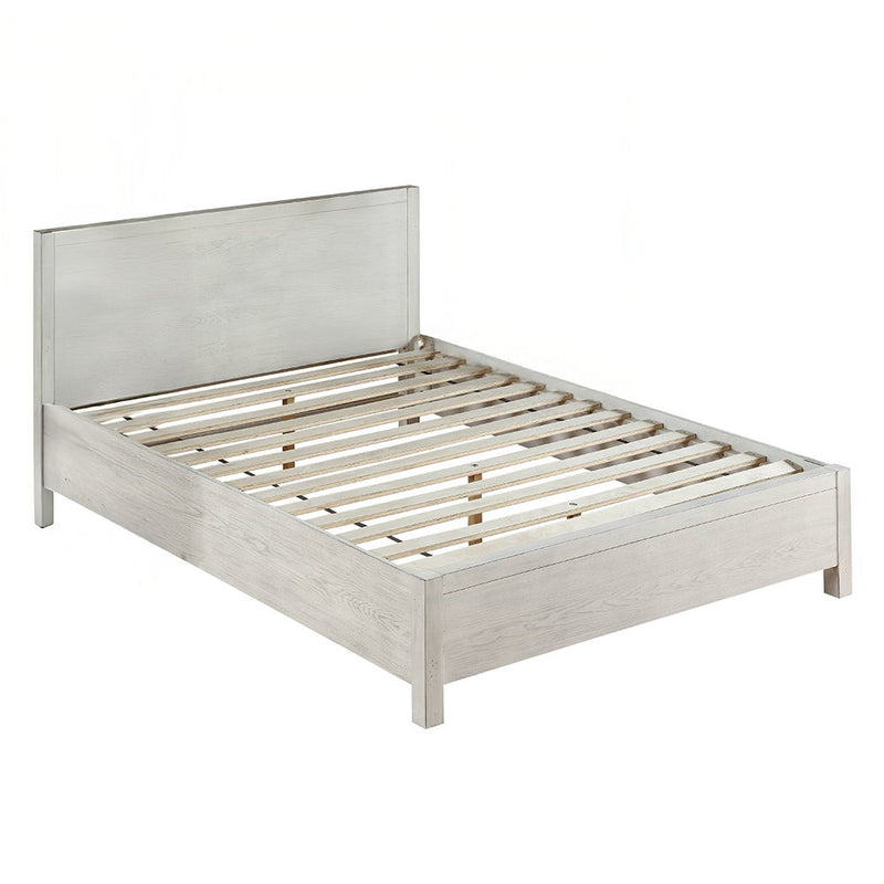 Celerina - Queen Bed - Weathered White - R&R Furniture Gallery (Fountain Valley, CA)