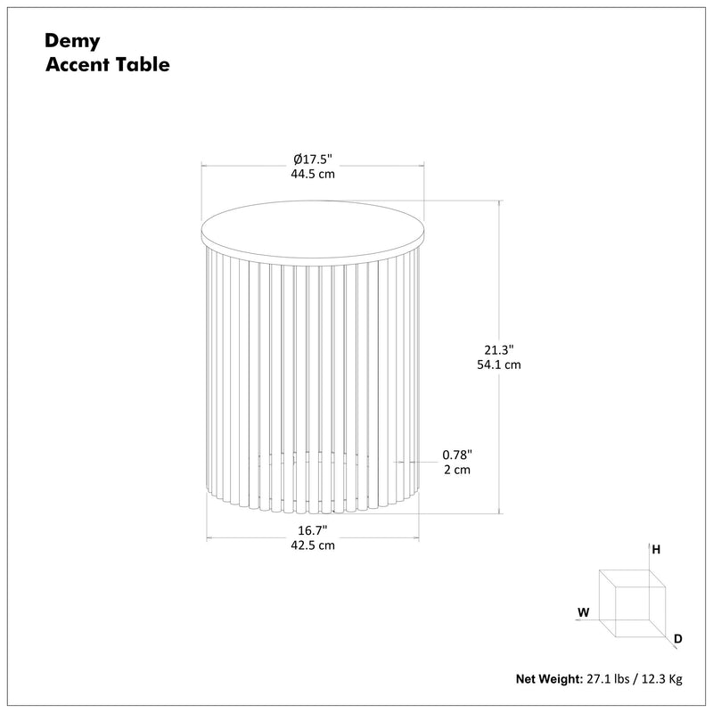 Demy - Accent Table - R&R Furniture Gallery (Fountain Valley, CA)