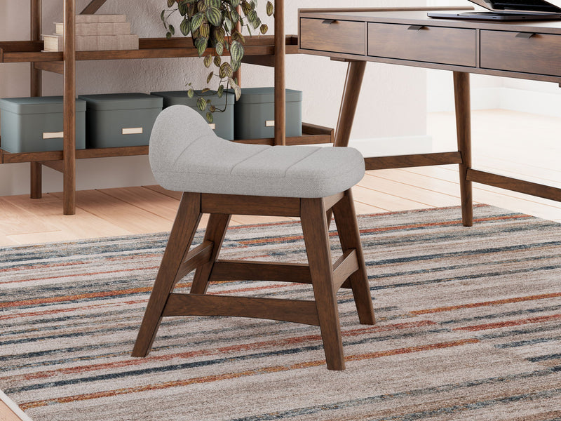 Lyncott - 3 Pc. - Home Office Desk, Chair, Bookcase - Brown - R&R Furniture Gallery (Fountain Valley, CA)