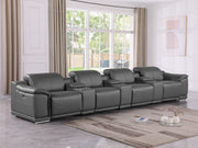 9762 - 7-Piece Modular Power Reclining Sofa With 4 Power Recliners - R&R Furniture Gallery (Fountain Valley, CA)