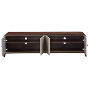 Houston - Media Cabinet - Walnut - R&R Furniture Gallery (Fountain Valley, CA)
