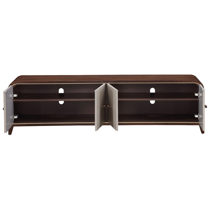 Houston - Media Cabinet - Walnut - R&R Furniture Gallery (Fountain Valley, CA)