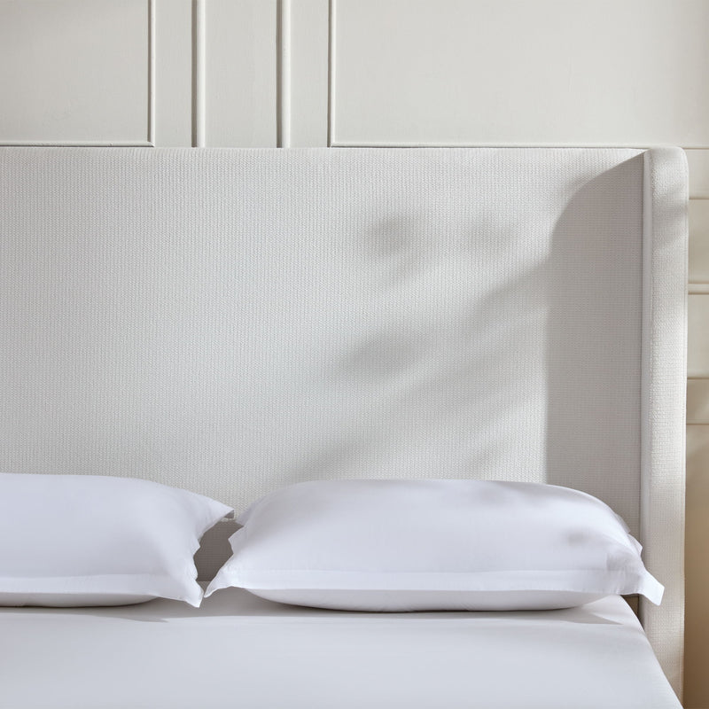 Harper - Tall Headboard Upholstered Bed / High Headboard / Elegant Simplicity / No Box Spring Needed - R&R Furniture Gallery (Fountain Valley, CA)