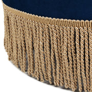 Yolanda - Round Upholstered Accent Ottoman - R&R Furniture Gallery (Fountain Valley, CA)