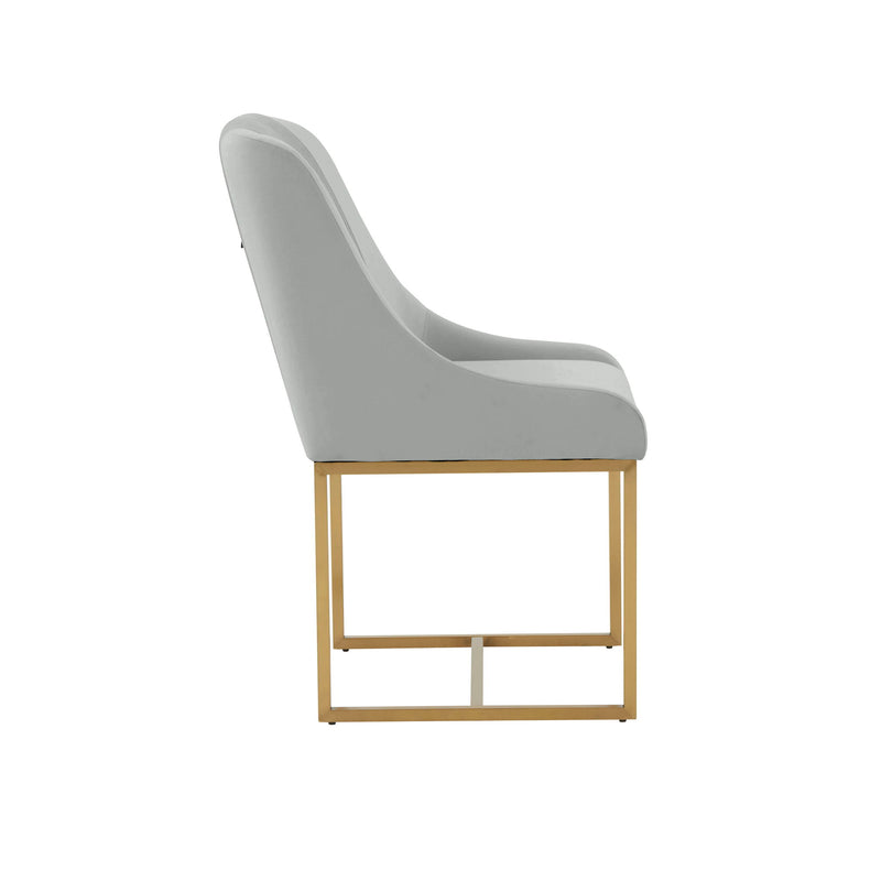 Lisa - Velvet Dining Chair - R&R Furniture Gallery (Fountain Valley, CA)