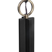 Uttermost Jarsdel 1 Light Industrial Mini Pendant in black, showcasing a sleek black pendant light with a modern industrial design.