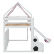 Loft Bed With House Shaped Frame And Tent - R&R Furniture Gallery (Fountain Valley, CA)