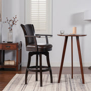 Williams - Swivel Bar Stool With Armrests - R&R Furniture Gallery (Fountain Valley, CA)
