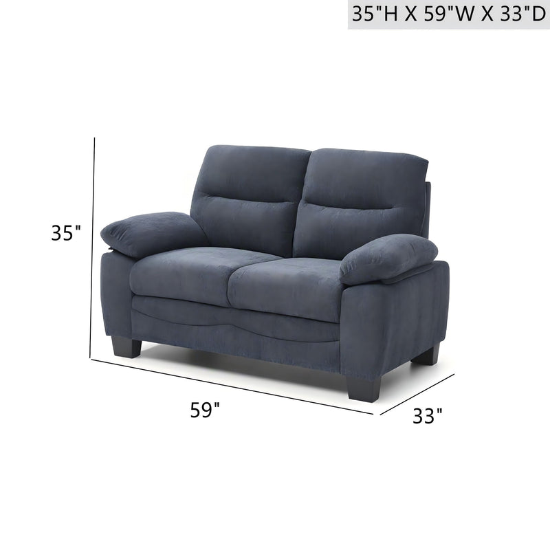 Summerton - Loveseat With Pillow Top Arms And Removable Back - R&R Furniture Gallery (Fountain Valley, CA)