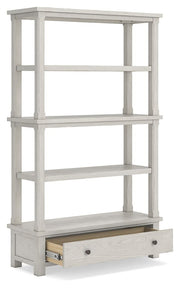 Robbinsdale - Bookcase - Antique White - R&R Furniture Gallery (Fountain Valley, CA)