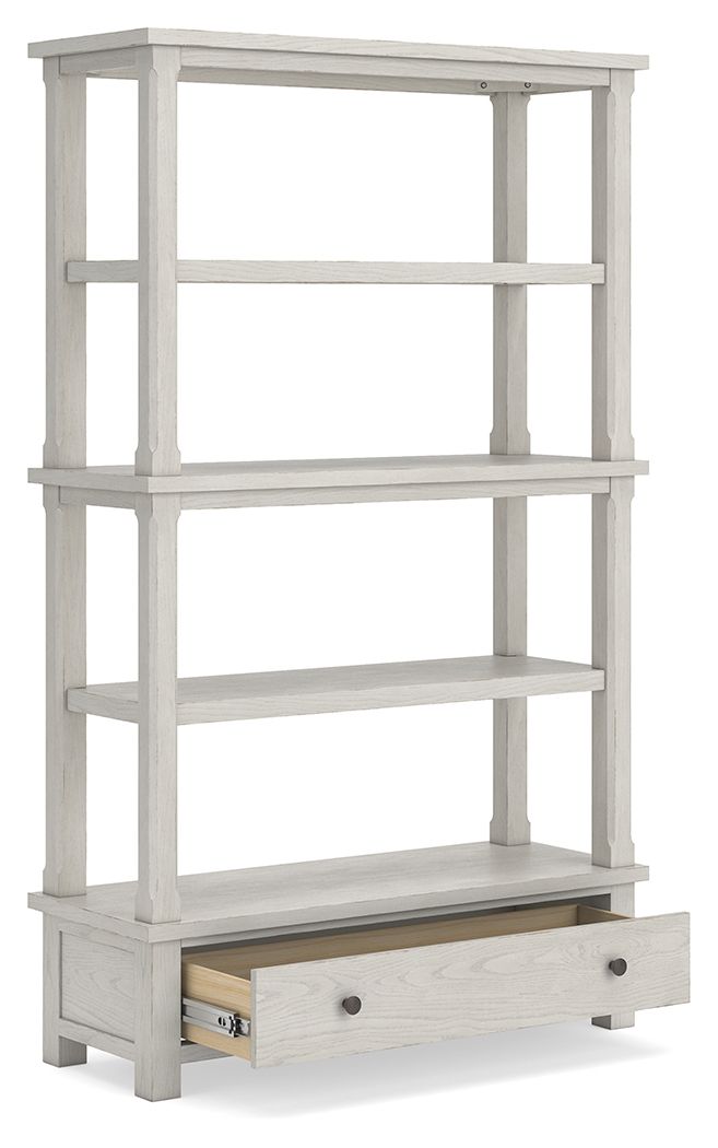 Robbinsdale - Bookcase - Antique White - R&R Furniture Gallery (Fountain Valley, CA)